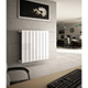 Scotney Horizontal Gloss White Towel Rail 668 x 440mm