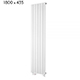 Dunorlan White Single Towel Radiator 435 x 1800mm