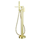 Bedgebury Freestanding Bath Shower Mixer - Brushed Brass