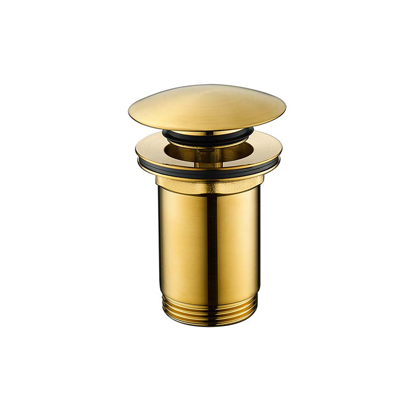 Levo Universal Slotted/Unslotted Basin Clicker Waste - Brushed Gold