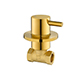 Levo Wall Mounted Cold Shut Off Valve - Brushed Gold