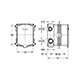 Levo Thermostatic 2-Outlet Round Shower Pack with Rainshower & Slide Rail Kit - Matt Black