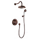 Flova Liberty Thermostatic 2-Outlet Shower Valve with Fixed Head and Handshower