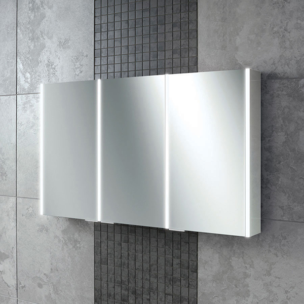 Xenon 120 LED Aluminium Cabinet with Mirrored Sides