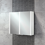 Xenon 80 LED Aluminium Cabinet with Mirrored Sides