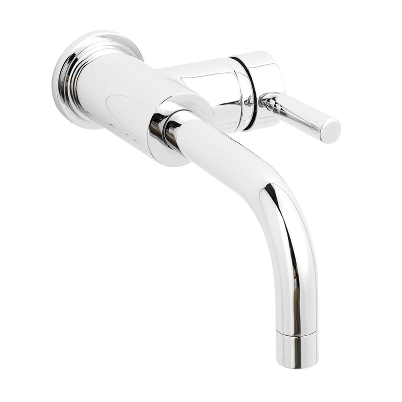 Hudson Reed Tec Lever Wall Mounted Side Action Basin Mixer