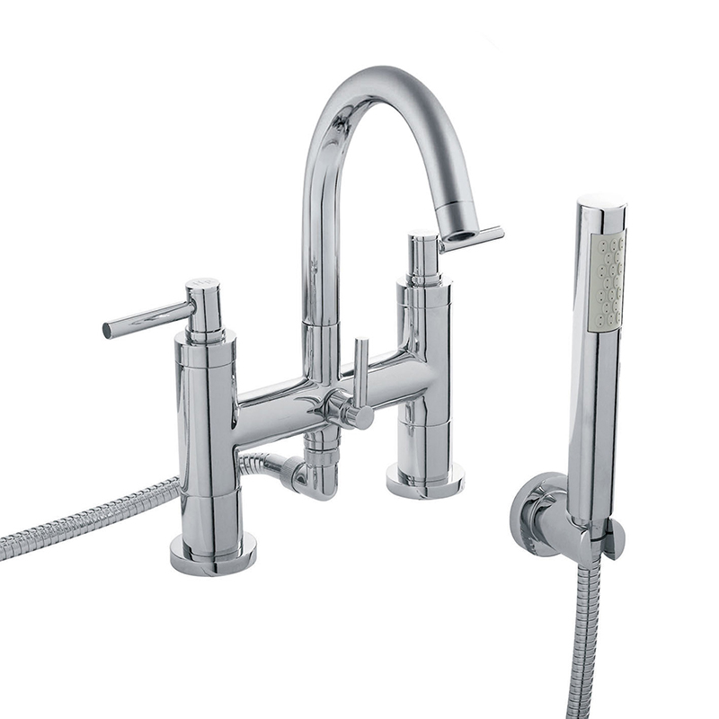 Hudson Reed Tec Lever Bath Shower Mixer with Shower Kit