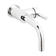 Hudson Reed Tec Lever Wall Mounted Side Action Basin Mixer