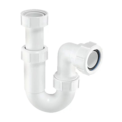 32mm Adjustable Inlet Tubular Swivel `P` Trap