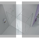 Merlyn Ionic Showerwall Cube Panel 300mm