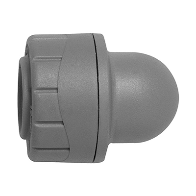 PolyPlumb 15mm Socket Blank End. Pack of 10