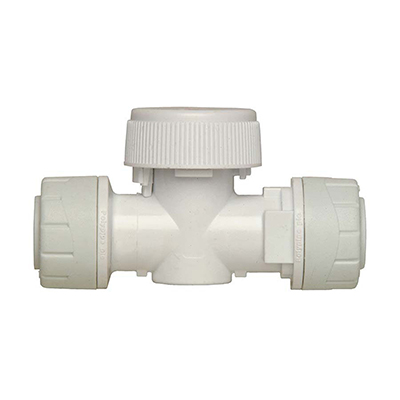 PolyPlumb 15mm x 15mm Shutoff Valve