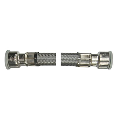 15mm x 15mm x 300mm Push Fit Flexible Tube to Tube Connector