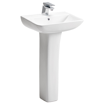 Arizona 500 1 Tap Hole Basin and Pedestal