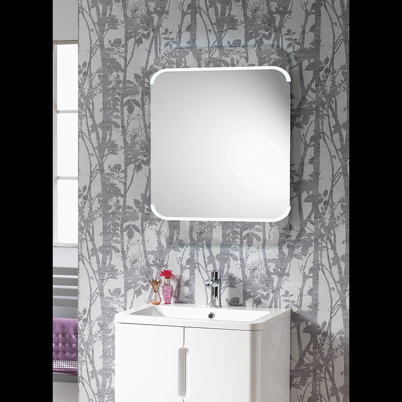 Aston 60 x 60cm Mirror with Side Lights