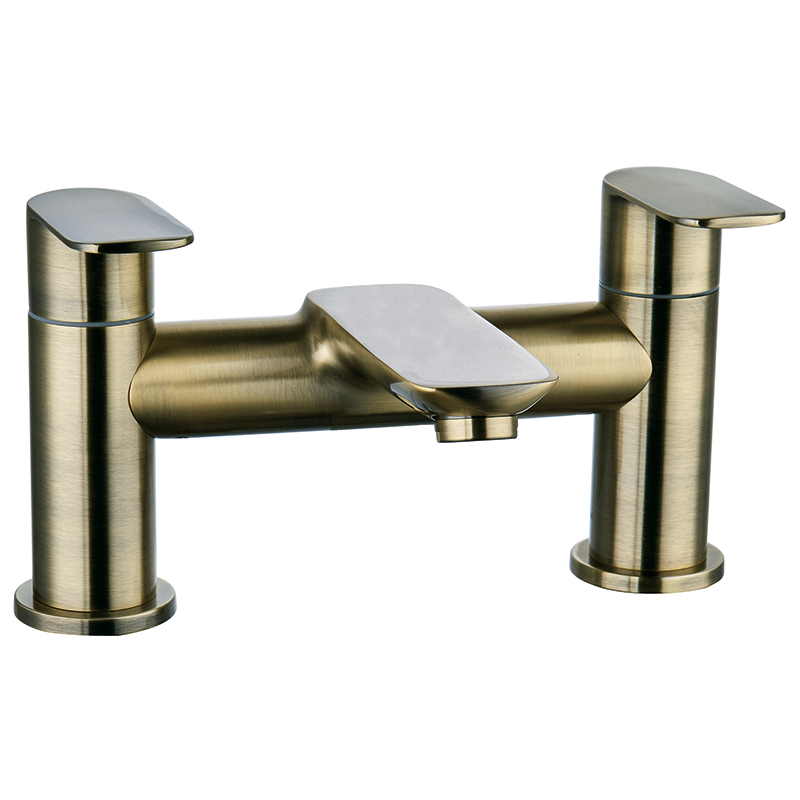 Charlotte Brushed Brass Bath Filler
