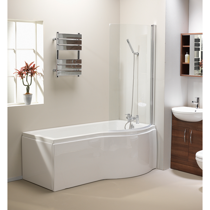 California 1700 x 700mm Shower Bath - RH