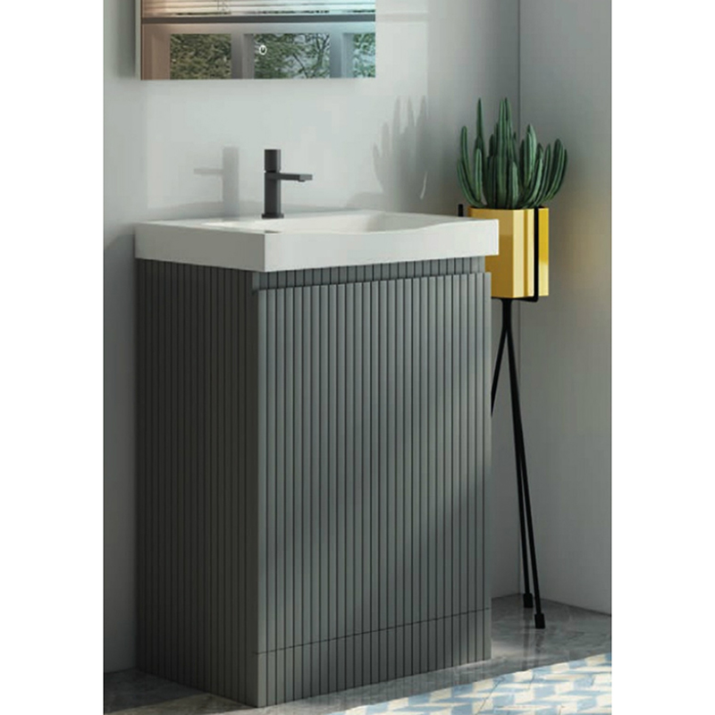 Evora 60 Base Unit & Basin - Platinum Grey