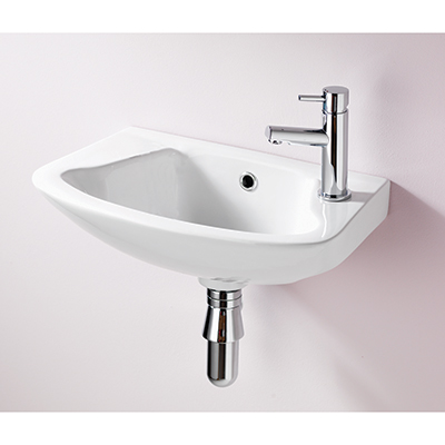 Ebony 465 One Tap Hole Cloakroom Basin