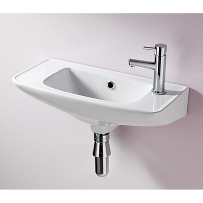 Ebony 510 One Tap Hole Cloakroom Basin