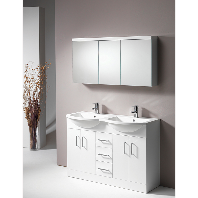 Eden 120 3-Door Mirror Cabinet