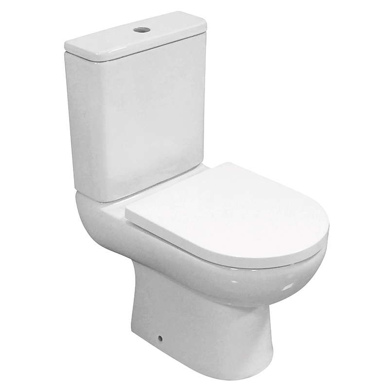 Eton Open Sided WC including Soft Close Seat
