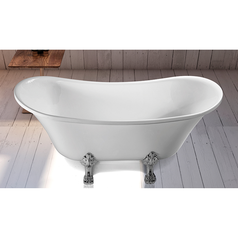 Latina Freestanding Bath With Feet - 1770 x 710mm