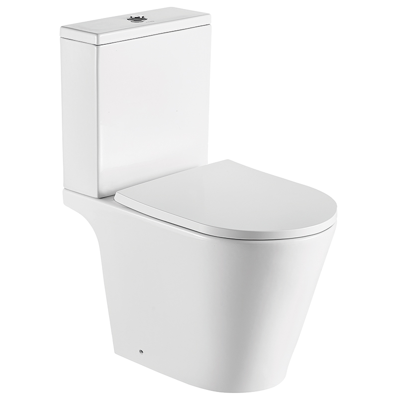 Oregon Rimless Open-Back WC including Soft Close Seat