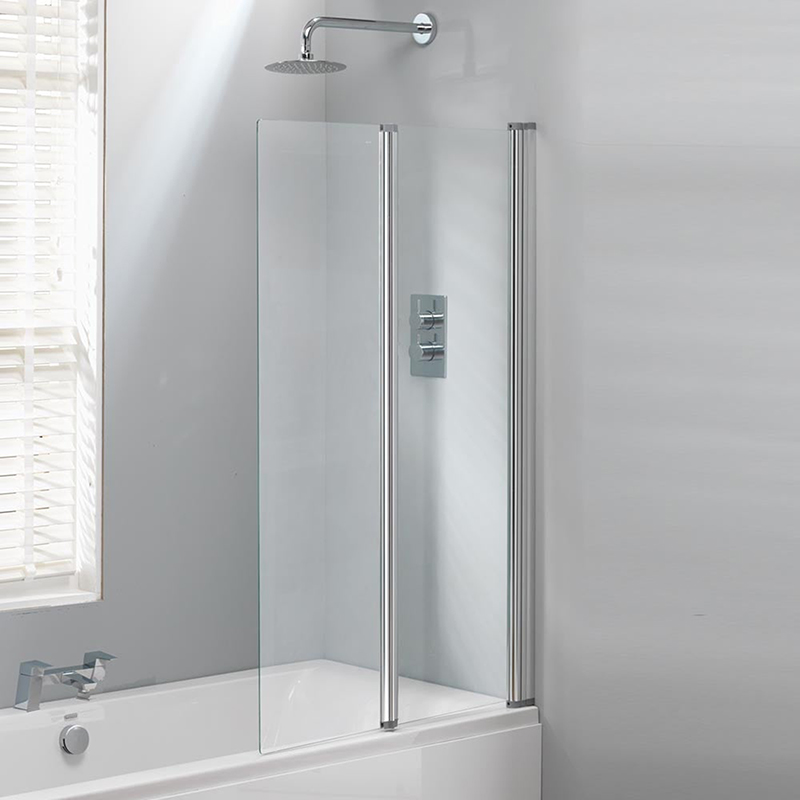 Classic Nouveau 2-Fold Bath Screen