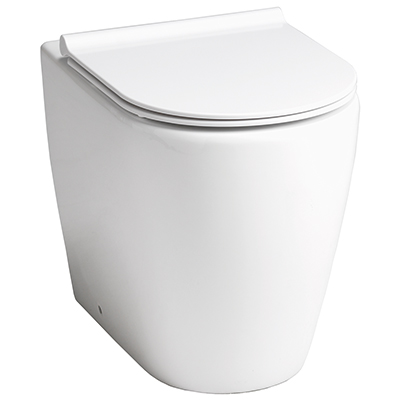 Roma Rimless Comfort Back-to-Wall Pan & Soft Close Seat