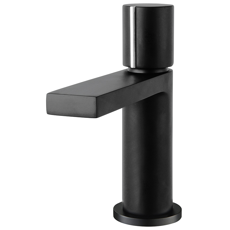 Roma Basin Mixer - Matt Black