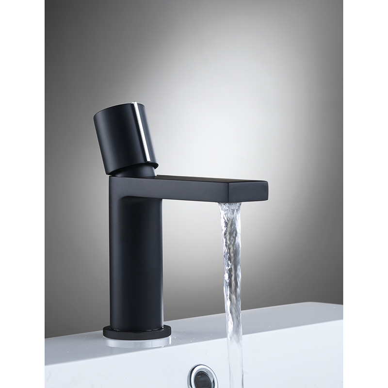 Roma Mini Basin Mixer - Matt Black