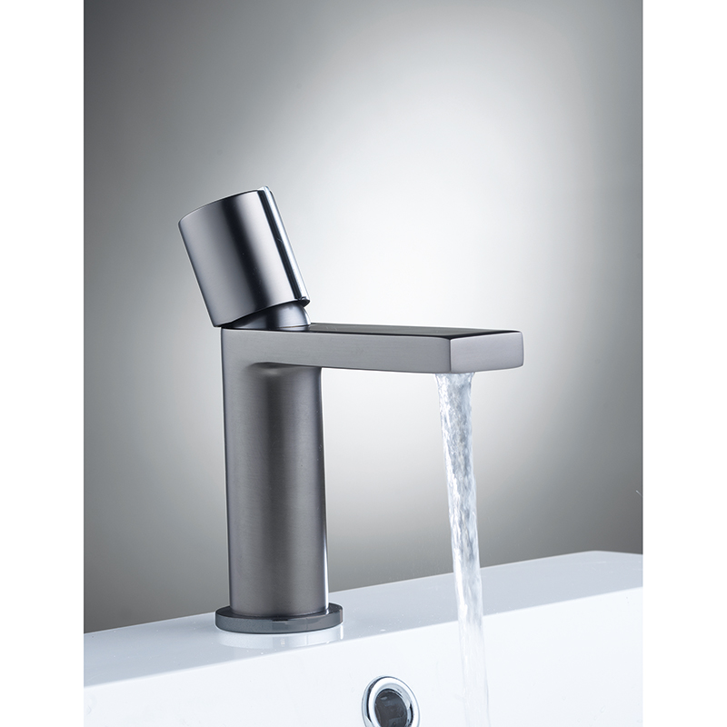 Roma Mini Basin Mixer - Matt Grey