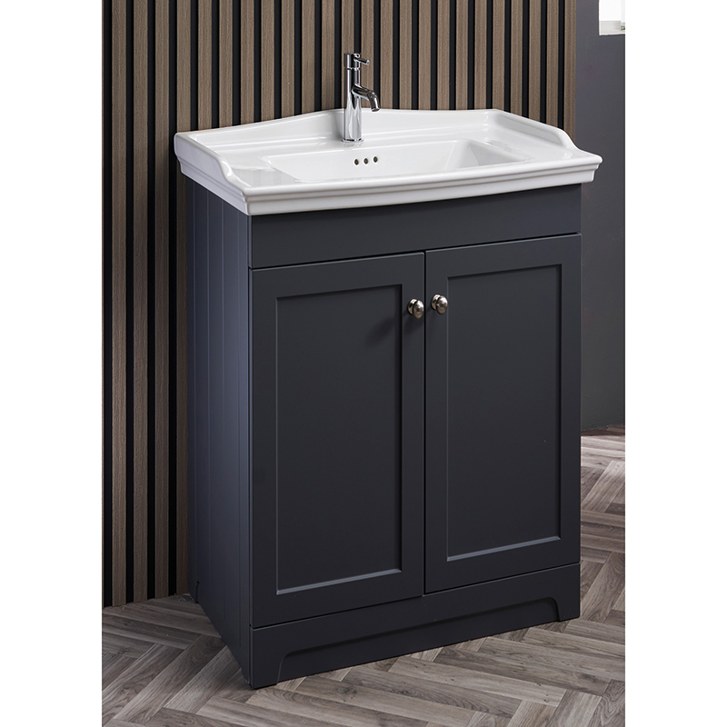 Ruxley 60 Vanity Unit & Basin - Graphite