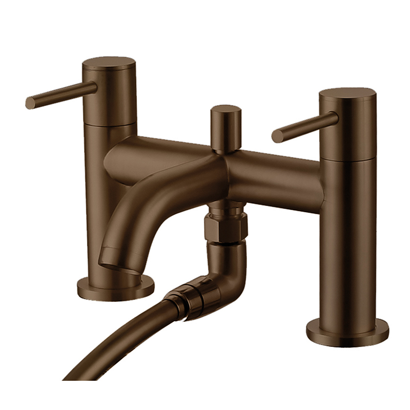 Tuscany Brushed Bronze Bath Shower Mixer