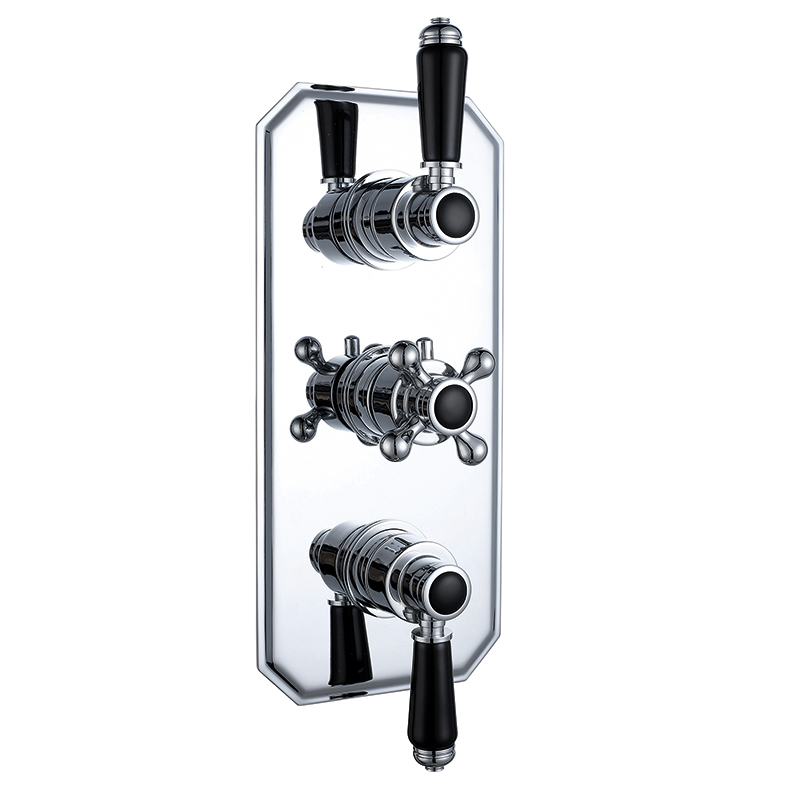 Nostalgic Traditional Triple Thermostatic Concealed Shower Valve