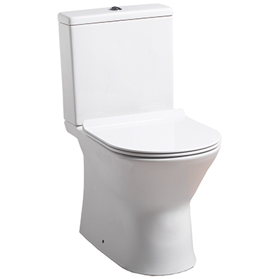 Venice Rimless Close Coupled Pan and Soft Close Seat