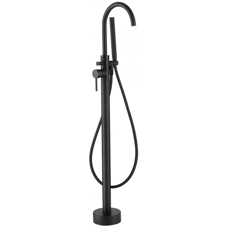 Tuscany Black Floorstanding Bath Shower Mixer