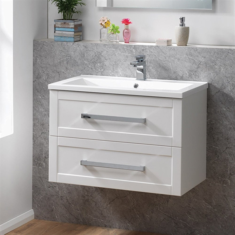 Deco 60 Wall-Hung Unit and Basin - Matt White