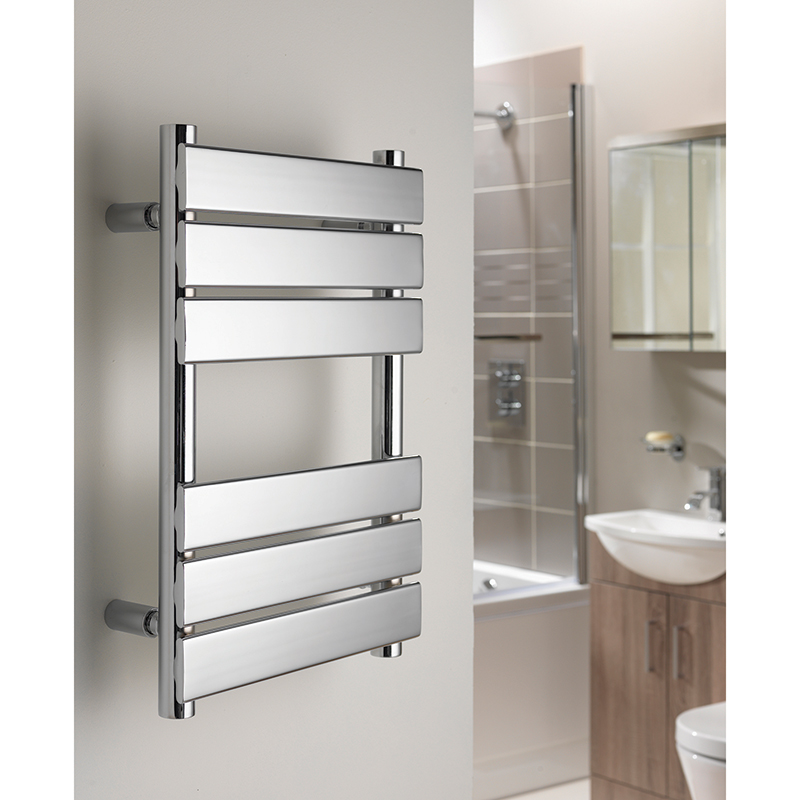 Gemini Rails Vertical 600 x 400mm Designer Towel Rail