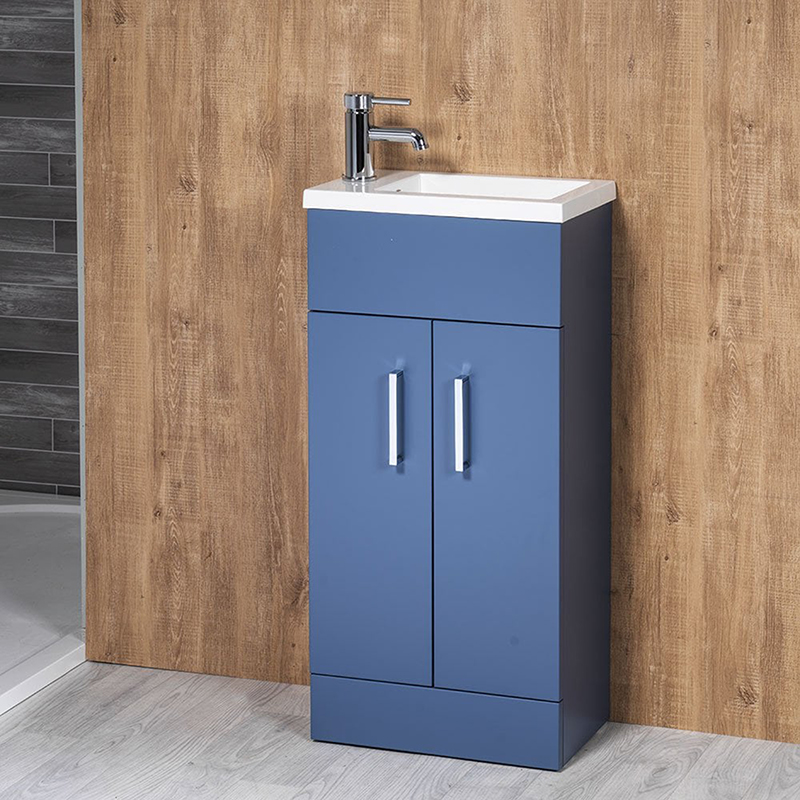 Eden 40 Vanity Unit & Basin - Dusty Blue