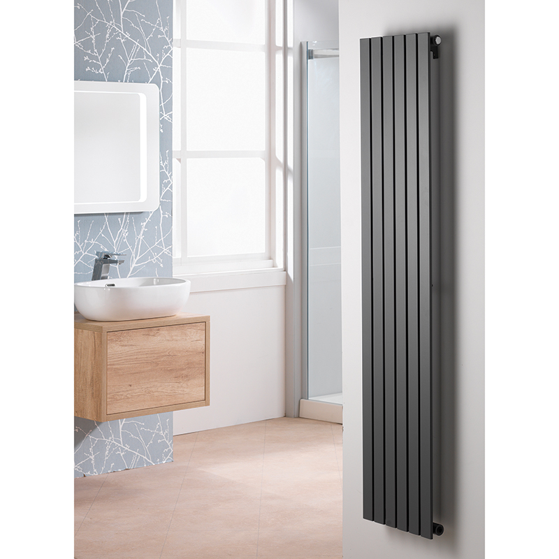 Kansas 1800 x 226mm Vertical Towel Rail