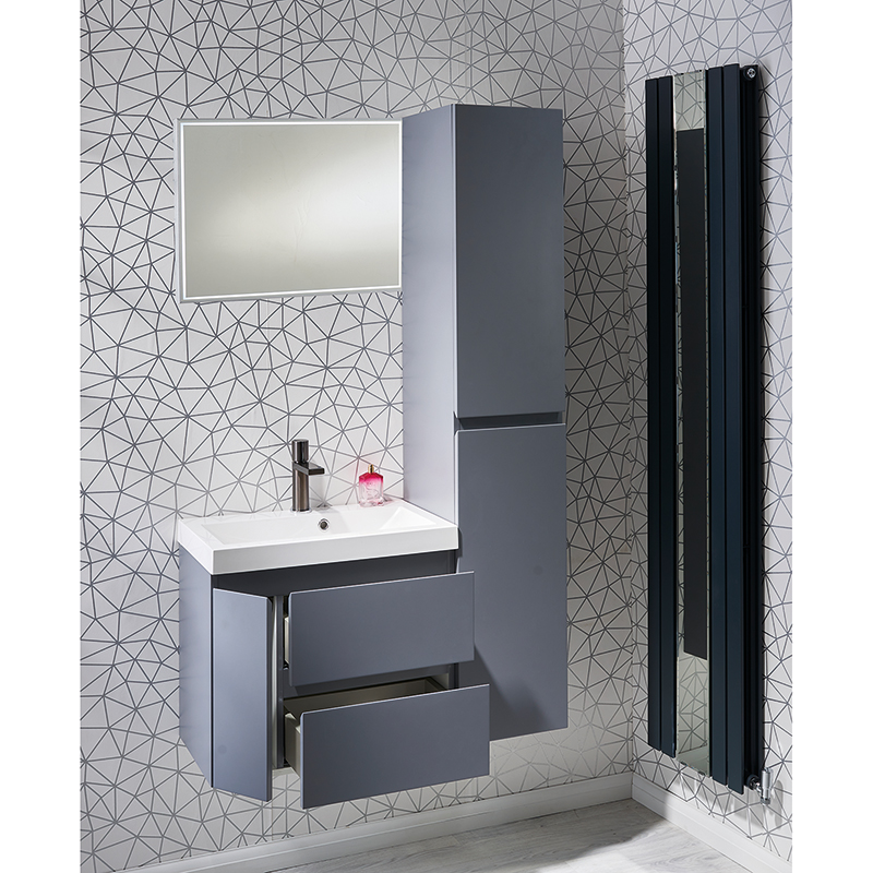 Modena 60 Wall-Hung Base Unit & Basin with Column