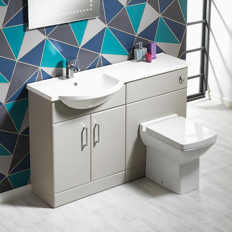 Richmond 1200mm 1 Piece Basin Combination Left Hand