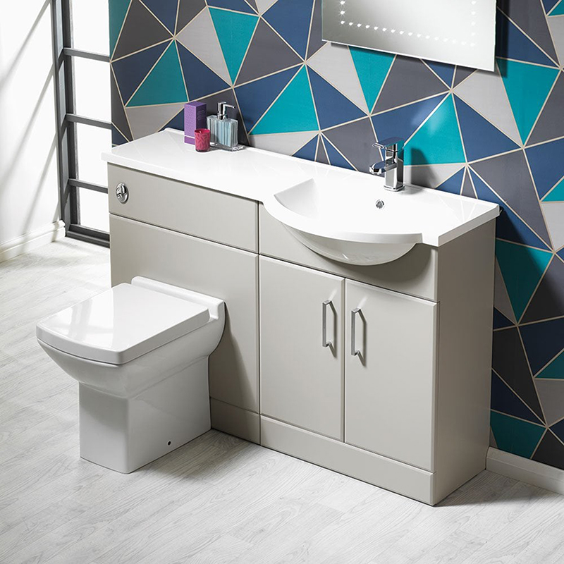 Richmond 1200mm 1 Piece Basin Combination Right Hand