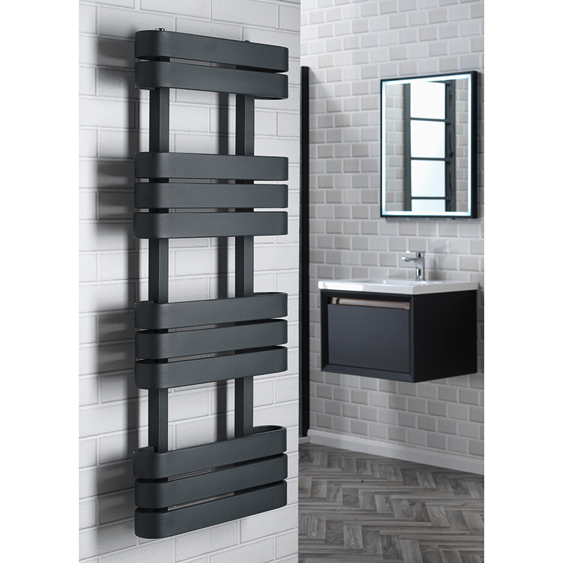 Sienna Rail 1200 x 500mm Vertical Designer Towel Rail