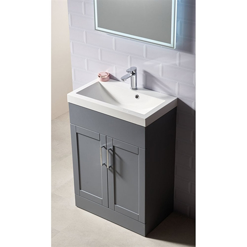 Stamford 60 Base Unit and Basin - Platinum Grey