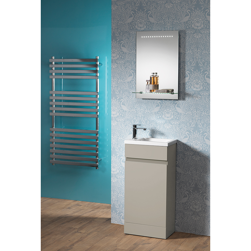 Urban 400mm Slimline Base Unit & Basin - Pearl Grey