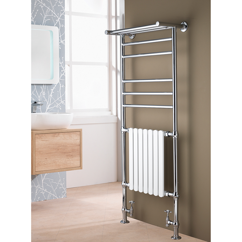 Venice 1525 x 630mm Traditional Rail with Towel Shelf