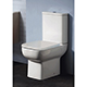 Aveiro Rimless Tall Close Coupled WC including Soft Close Seat